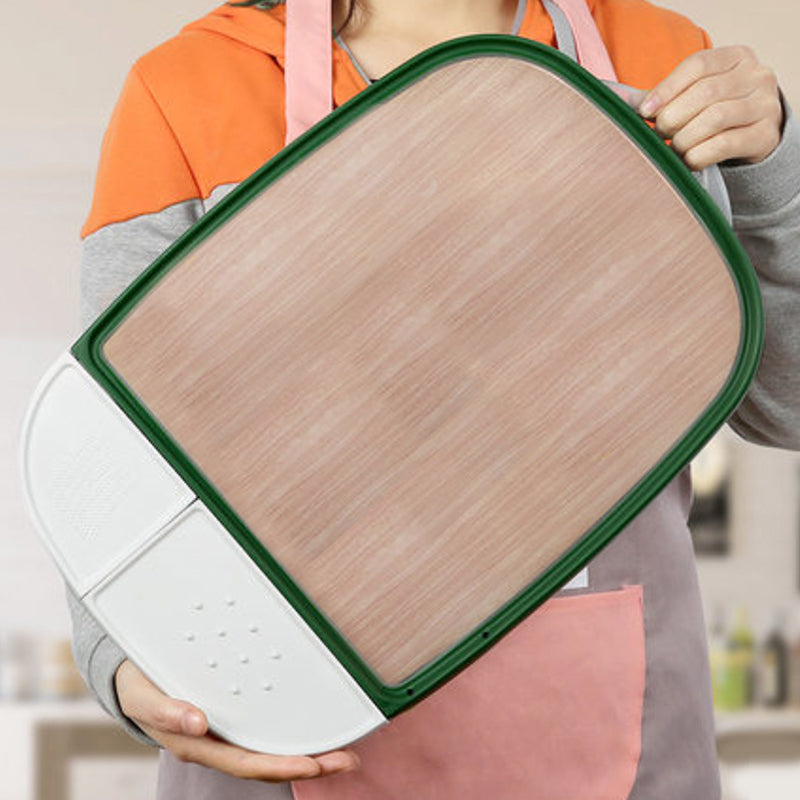 Kitchen Multi-functional Double-side Cutting Chopping Board Solid Wood