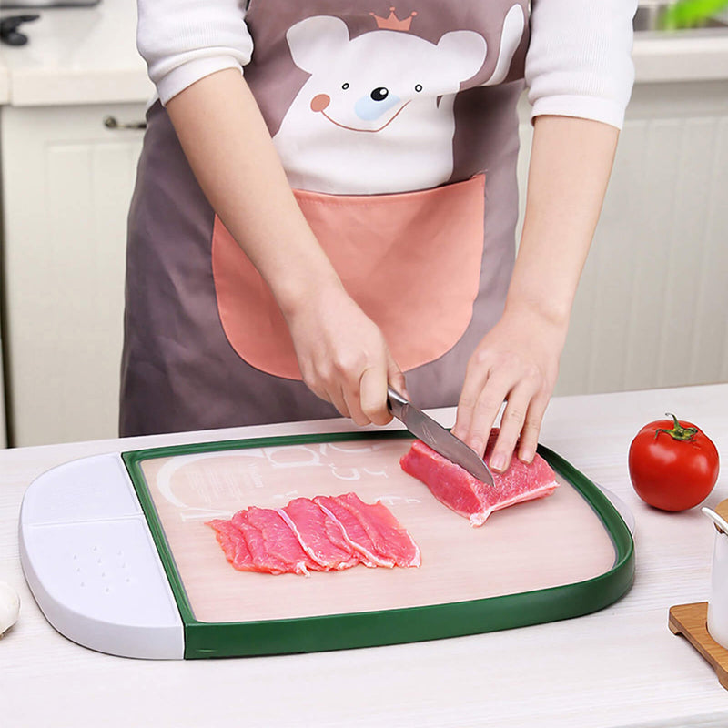Kitchen Multi-functional Double-side Cutting Chopping Board Solid Wood