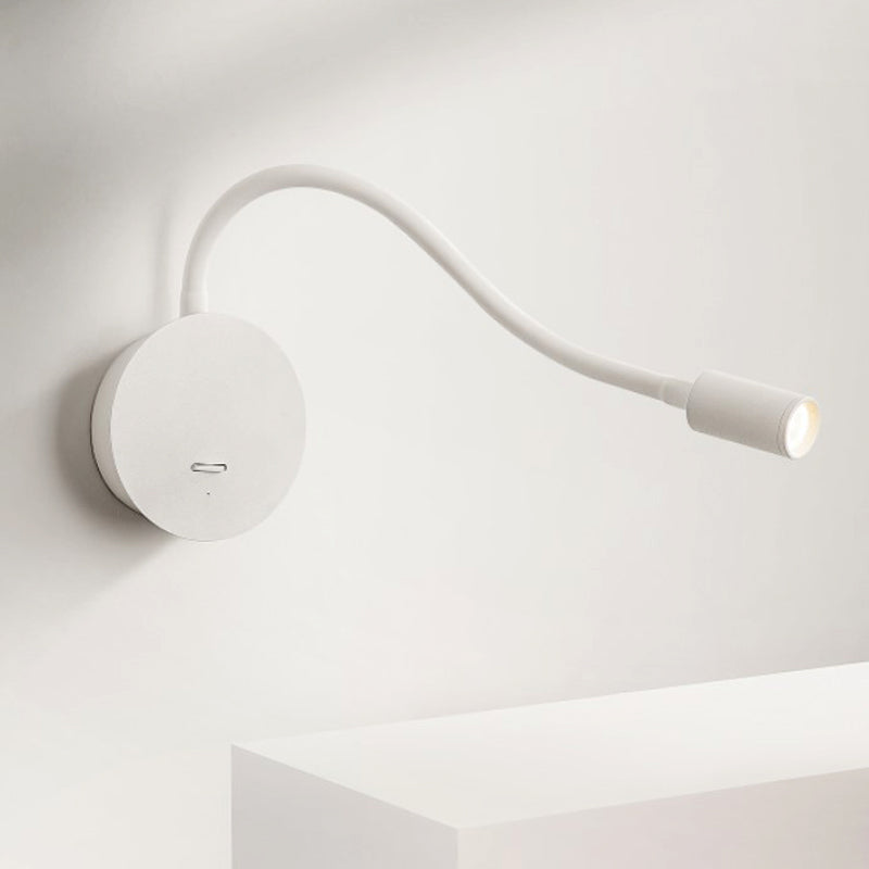 Nail-free Rechargeable Wall Bedside Lamp Magnetic Suction Reading Spotlight