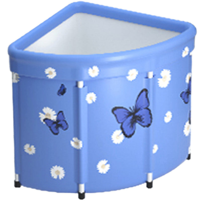 Triangular Foldable Bathing Barrel Steam Heating Full Body Baby Children Adult