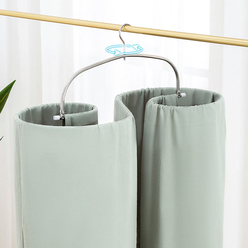 Spiral Drying Bed Sheet Quilt Hanging Rack Round Rotating Coat Hanger