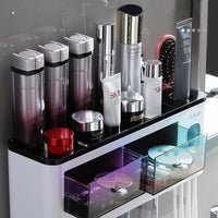 Multi-hanging Automatic Toothpaste Squeezer Dispenser Toothbrush Rack Holder