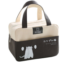 Canvas Cloth Insulated Lunch Bag Aluminum Film Lightweight Large Capacity BALING