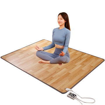 Carbon Crystal Electric Heating Pad Graphene Carpet Floor Atmospheric Wood Grain