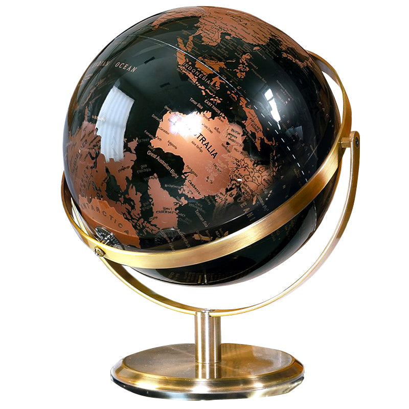 Modern Light Luxury High-end Rotating Globe Ornament Desktop Living Room Decor