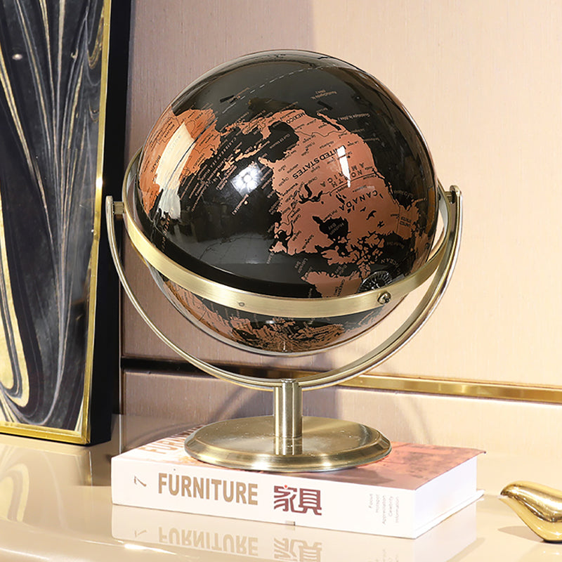 Modern Light Luxury High-end Rotating Globe Ornament Desktop Living Room Decor