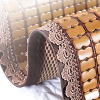 Foldable Mahjong Mat Cool Comfortable Sleeping Bamboo Double Bed