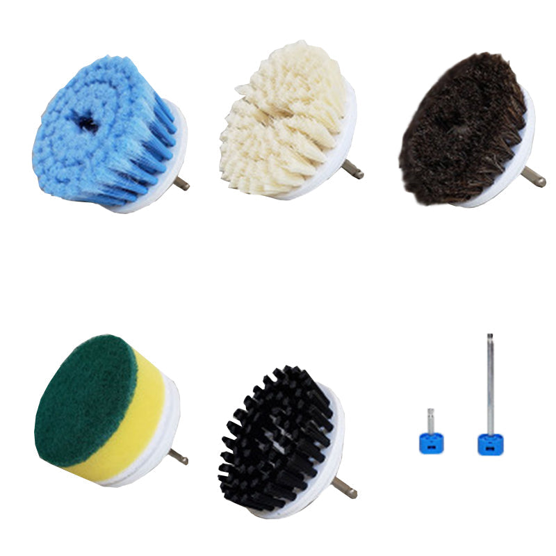 Electric Drill Brush Power Cleaner Cleaning Scrub Attachment Tool Kit