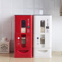 Multifunctional Measuring Sealed Cylindrical Barrel Rice Meter Storage Box