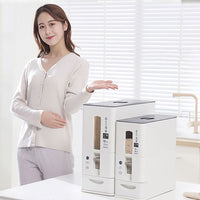 Multifunctional Measuring Sealed Cylindrical Barrel Rice Meter Storage Box