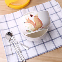 Multi-layer Portable Ceramic Sealed Bowl Lunch Box Microwave Preserved Noodles