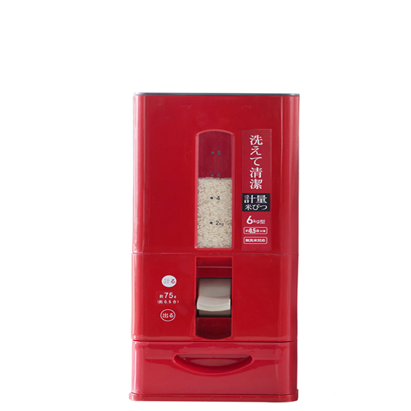 Multifunctional Measuring Sealed Cylindrical Barrel Rice Meter Storage Box