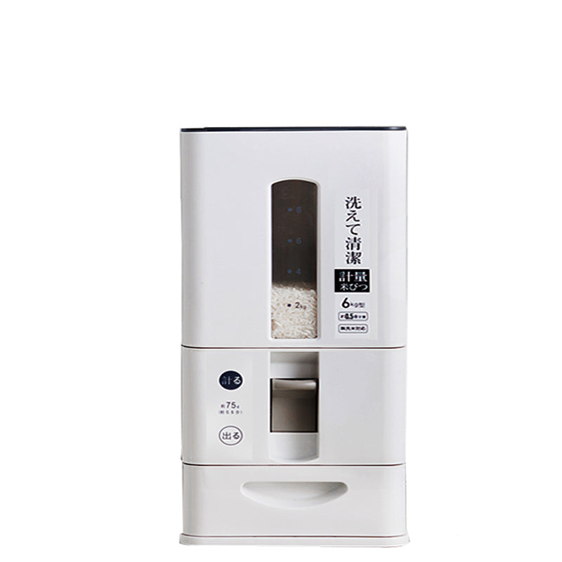 Multifunctional Measuring Sealed Cylindrical Barrel Rice Meter Storage Box