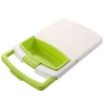 Adjustable Handle Telescopic Sink Cutting Board Chopping Fruit Vegetable Basket