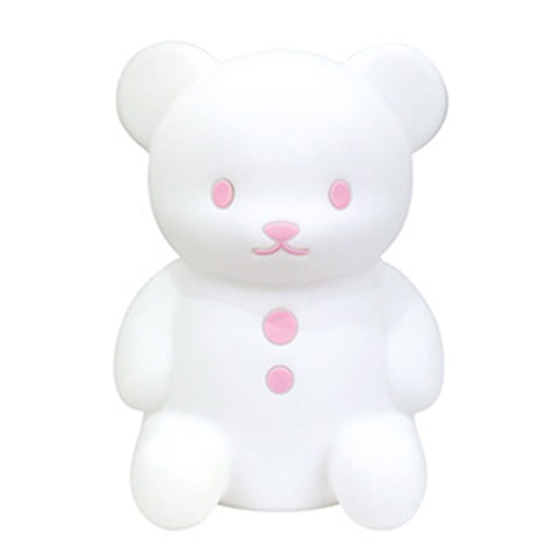 Japanese Non-toxic Sleeping Light Up Silicone Bear Night Lamp Baby Bedside Hashy