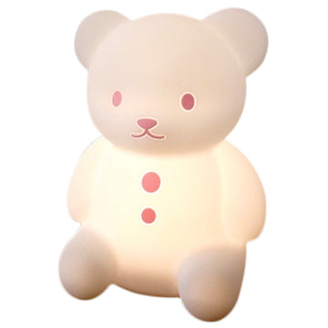 Japanese Non-toxic Sleeping Light Up Silicone Bear Night Lamp Baby Bedside Hashy