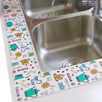 Bathroom Kitchen Antibacterial Mildewproof Waterproof Sink Absorbent Sticker