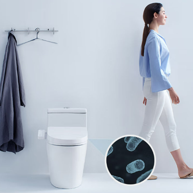 Smart Toilet Sensor Seat Water Heated Filter Electronic Spray Self Cleaning