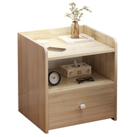 Bedside Table Bedroom Storage Cabinet Home Furniture Locker Privacy Shelf