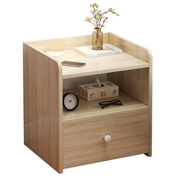 Bedside Table Bedroom Storage Cabinet Home Furniture Locker Privacy Shelf