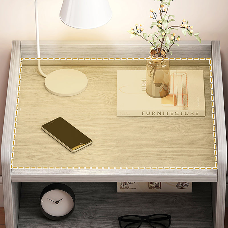 Bedside Table Bedroom Storage Cabinet Home Furniture Locker Privacy Shelf