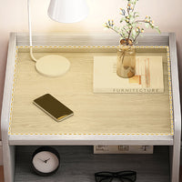 Bedside Table Bedroom Storage Cabinet Home Furniture Locker Privacy Shelf