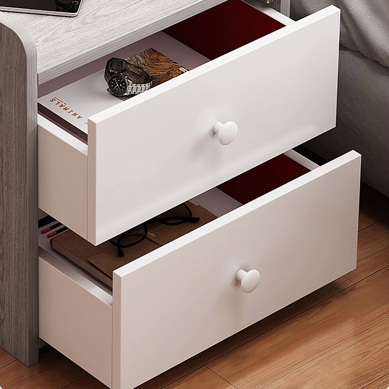 Bedside Table Bedroom Storage Cabinet Home Furniture Locker Privacy Shelf