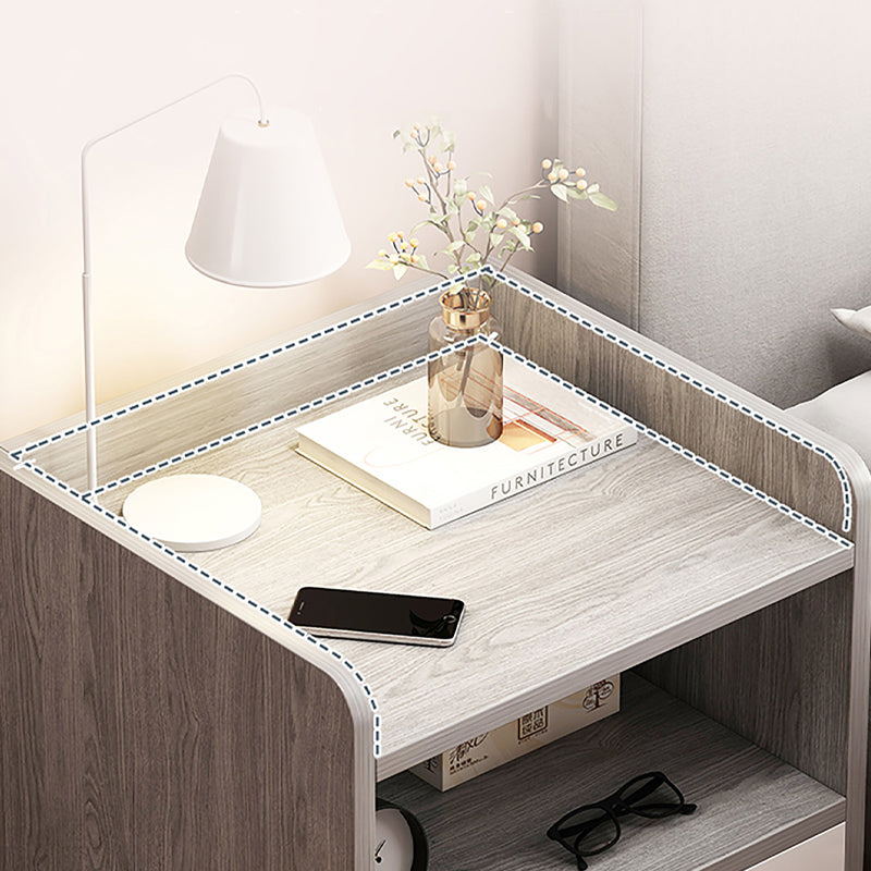 Bedside Table Bedroom Storage Cabinet Home Furniture Locker Privacy Shelf