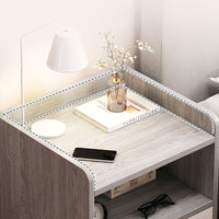 Bedside Table Bedroom Storage Cabinet Home Furniture Locker Privacy Shelf
