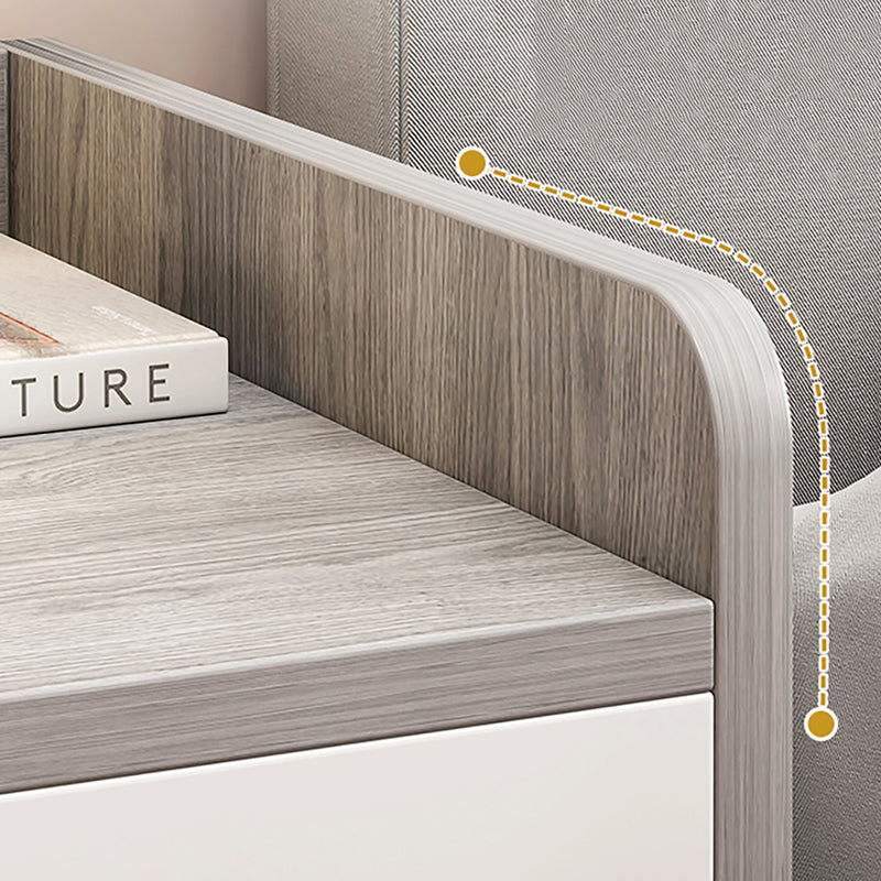 Bedside Table Bedroom Storage Cabinet Home Furniture Locker Privacy Shelf