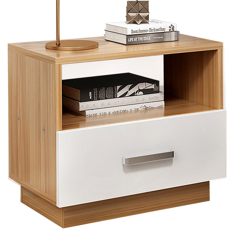 Single Drawer Bedside Table Modern Minimalist Furniture Bedroom Storage Cabinet
