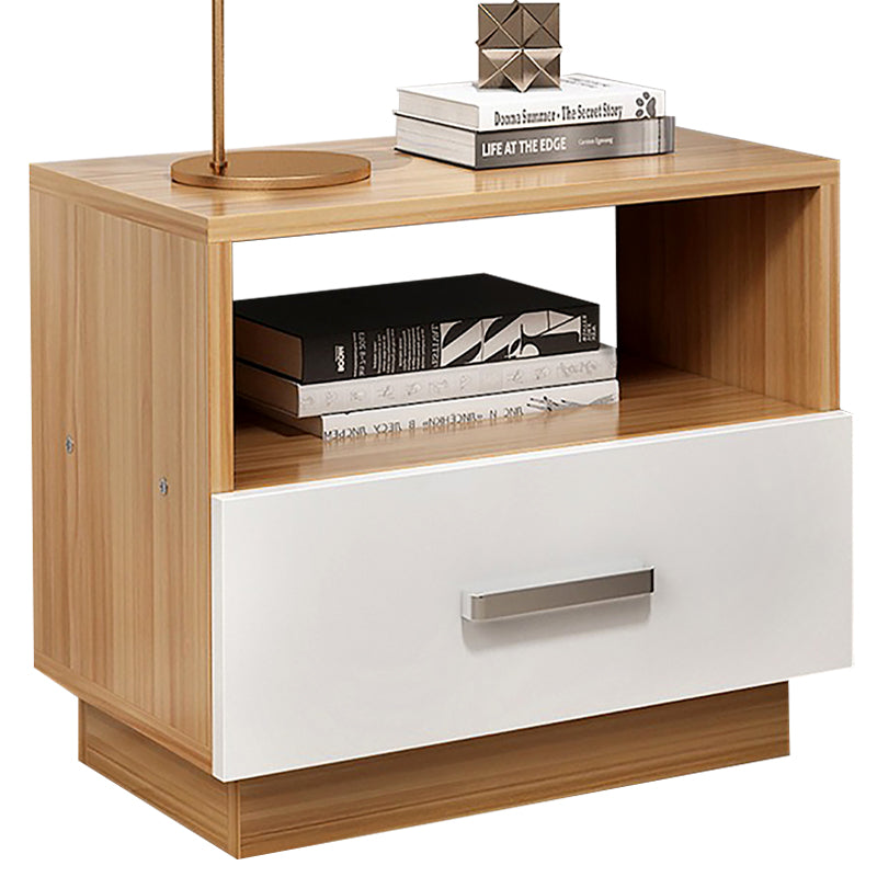 Single Drawer Bedside Table Modern Minimalist Furniture Bedroom Storage Cabinet