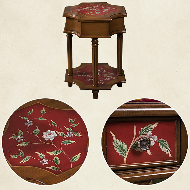 European-American Antique Furniture Mediterranean Style Sofa Side Table Cabinet