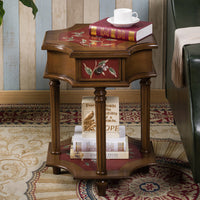 European-American Antique Furniture Mediterranean Style Sofa Side Table Cabinet