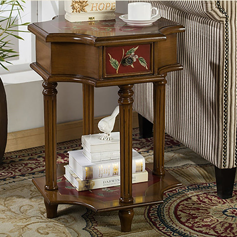 European-American Antique Furniture Mediterranean Style Sofa Side Table Cabinet