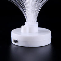 Fiber Optic Mini Christmas Tree LED Light Color Changing Lamp Party Decoration