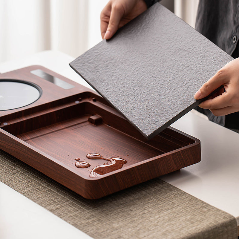 Multi-functional Ultra-thin Electric Ceramic Stove Pumping Tray Panel Tea Set