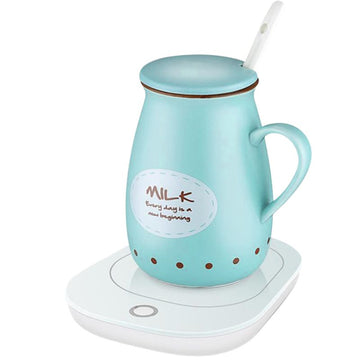 Automatic Power-off Thermostatic Mug Tea Coffee Cup Handle Thermal Conductivity