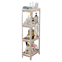 Nordic Bathroom Toilet Rack Floor-to-ceiling Shelf Stackable Storage