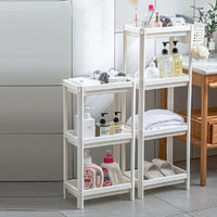 Nordic Bathroom Toilet Rack Floor-to-ceiling Shelf Stackable Storage