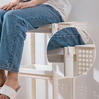 Nordic Bathroom Toilet Rack Floor-to-ceiling Shelf Stackable Storage