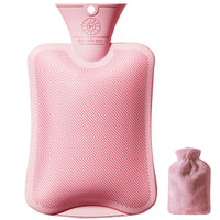 Insulated Hot Water Bag Hand Warmer Warm Plush Cover Lock Temperature