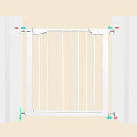 Baby Guard Fence Children's Stairway Guardrail Safety Pets Gate Fence KINGBO