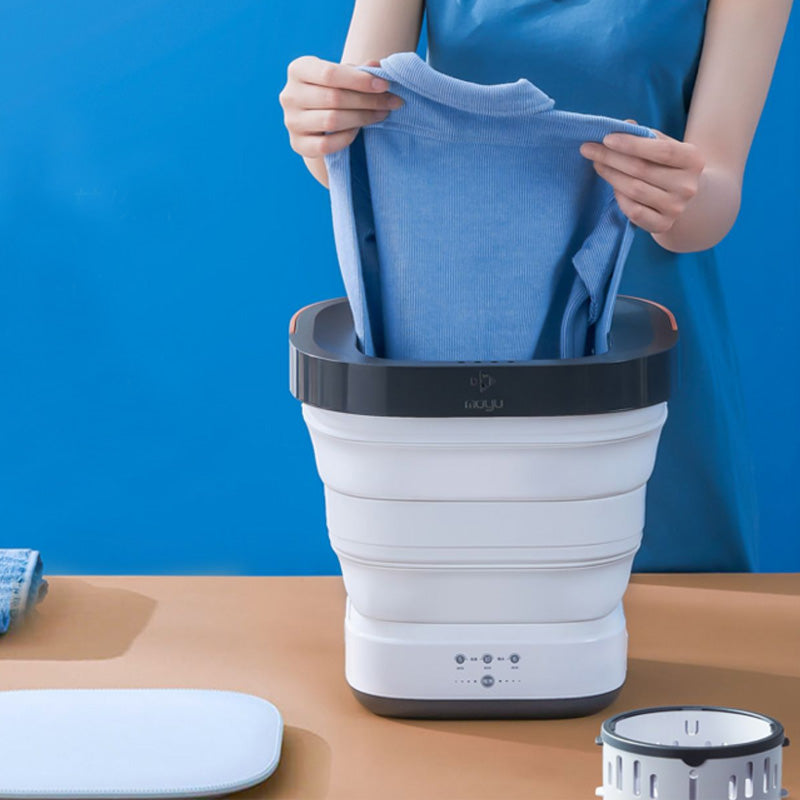Portable Automatic Folding Mini Washing Machine Drying UV Sterilization Moyu