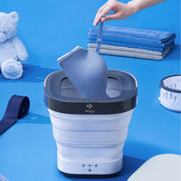 Portable Automatic Folding Mini Washing Machine Drying UV Sterilization Moyu