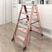 Multifunctional Aluminum Alloy Foldable Ladder Hanger Dual-purpose Drying Rack