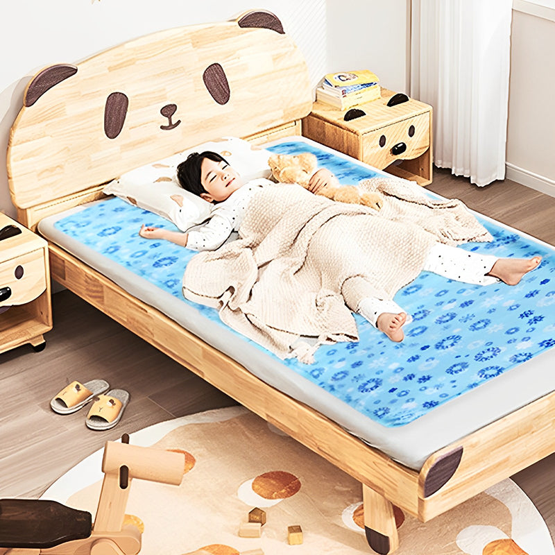 Icy Summer Mat Pad Mattress Silk Polyester Cooling Fabric Soft Gel