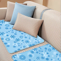Icy Summer Mat Pad Mattress Silk Polyester Cooling Fabric Soft Gel