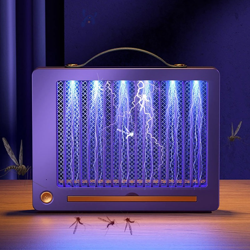 Rechargeable Purple Lamp UV Household Outdoor Camp Mosquito Killer Fly Catcher