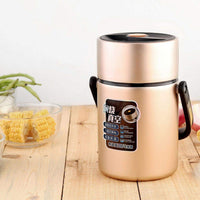 Vacuum Bento Lunch Box Stainless Steel Thermal Insulation Food Meal Container
